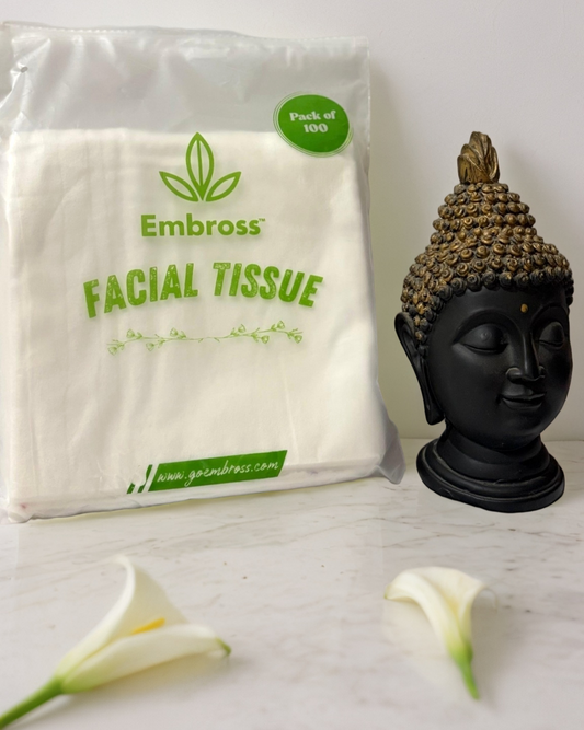 EMBROSS Premium Facial Tissue (Pack of 100)
