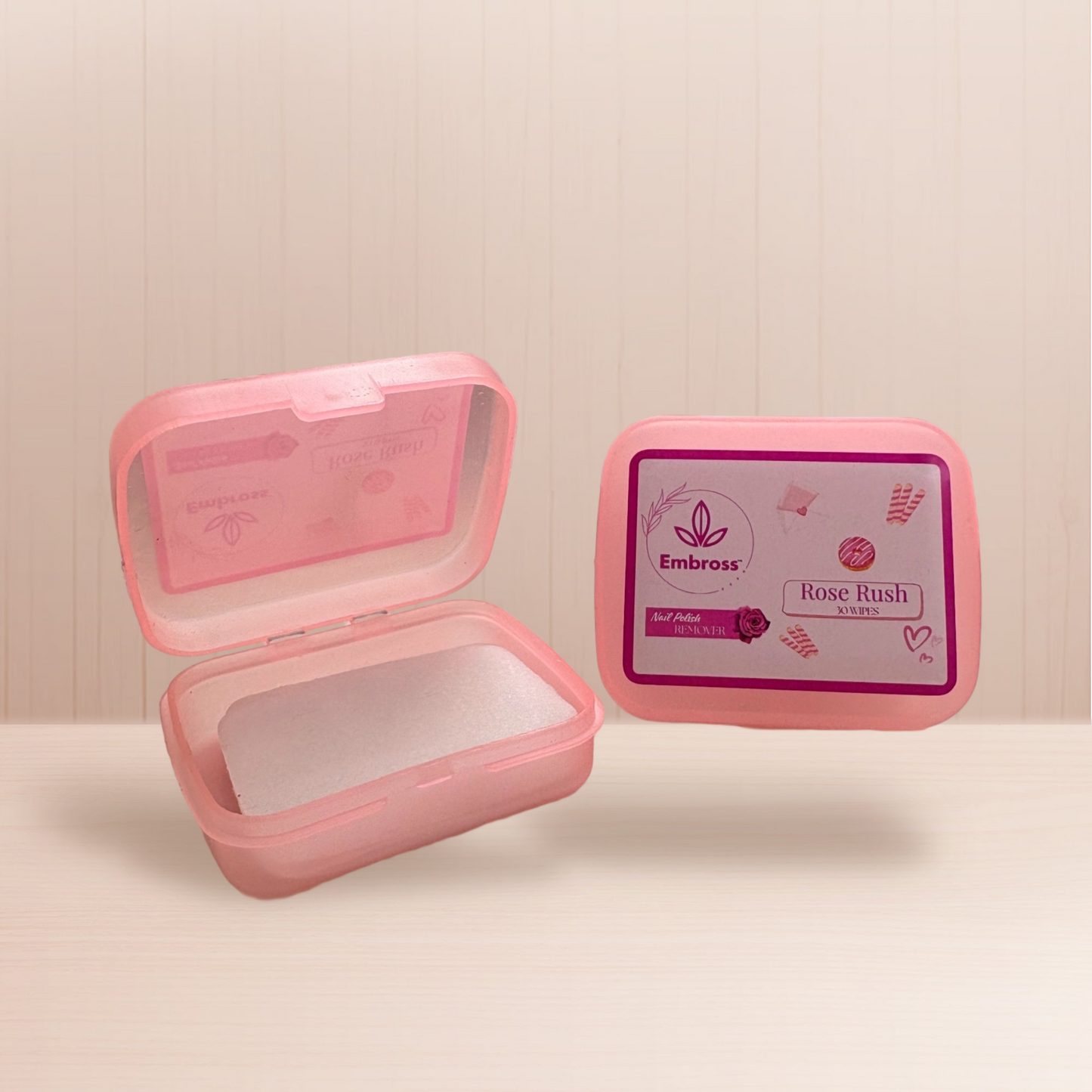 EMBROSS Nail Polish Remover Wipes – Pack of 5