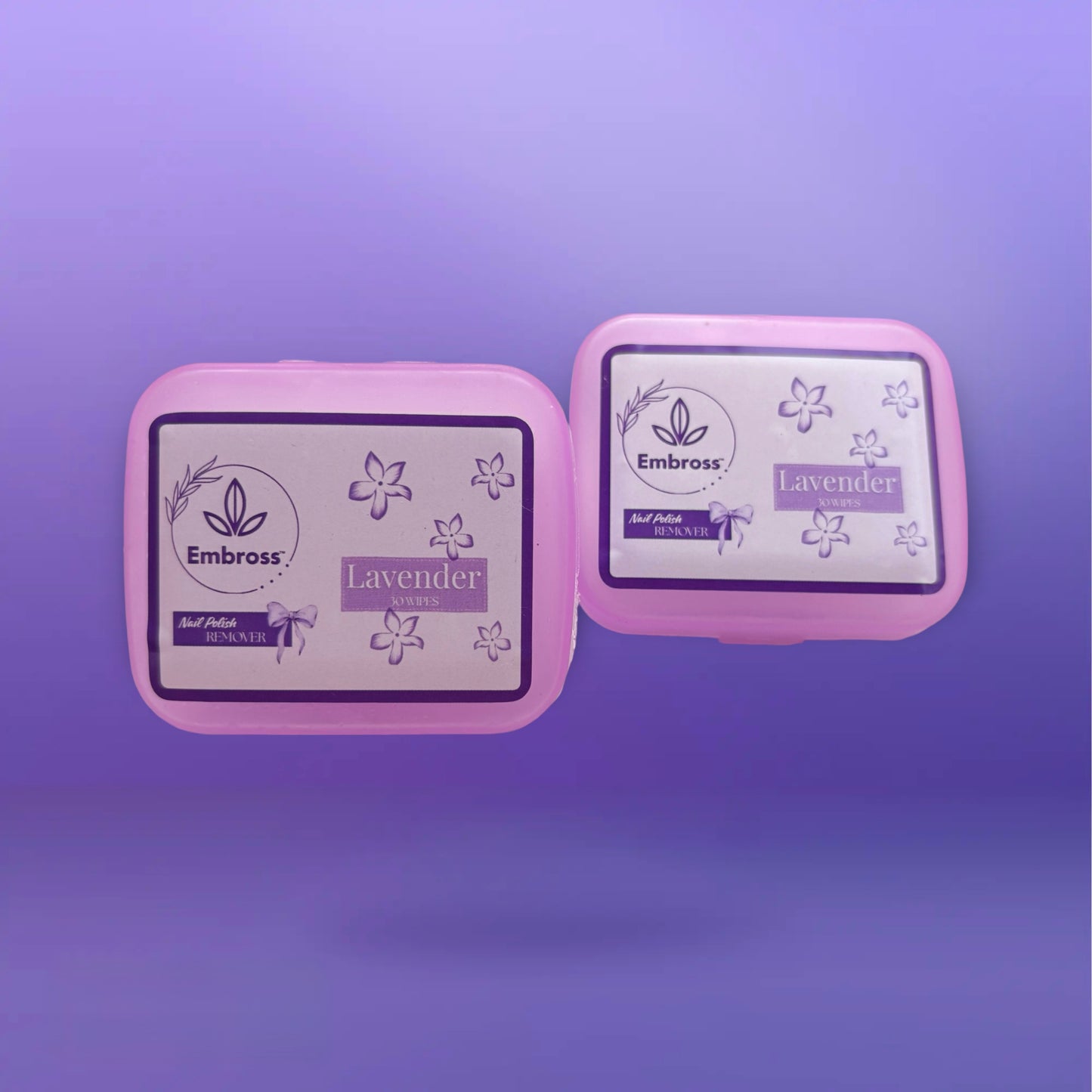 EMBROSS Nail Polish Remover Wipes – Pack of 5