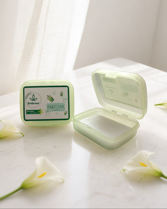 EMBROSS Nail Polish Remover Wipes – Pack of 2